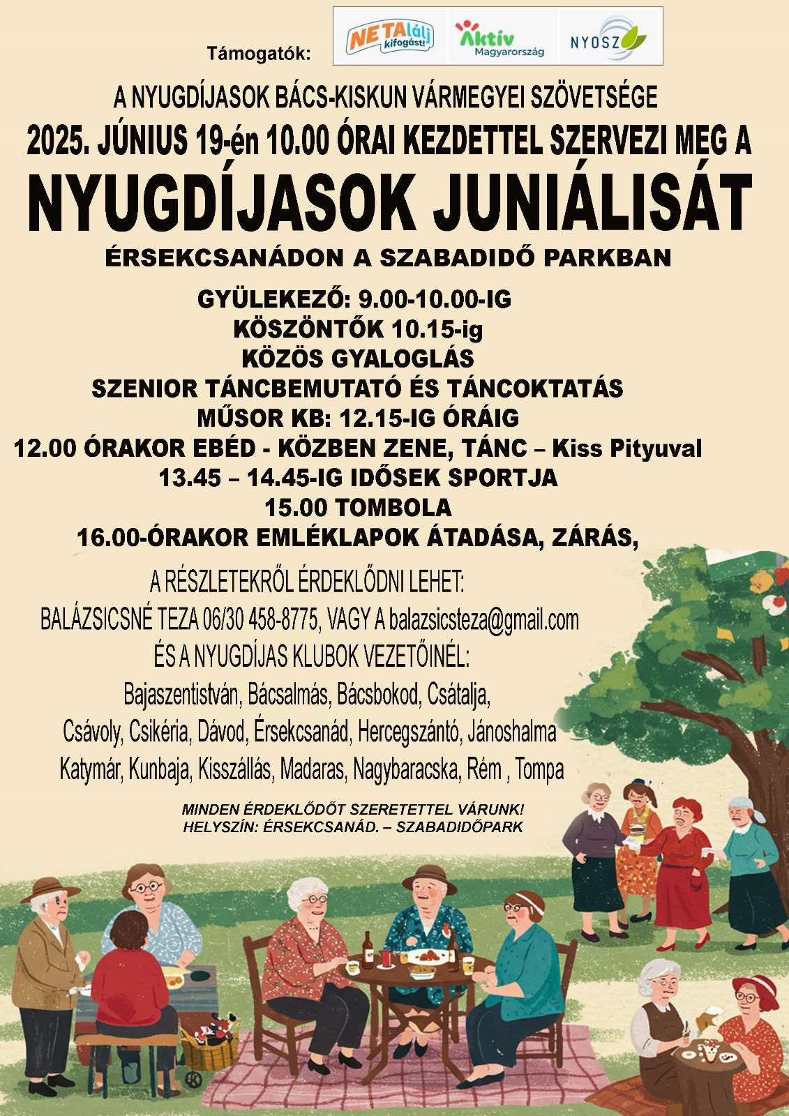 NYUGDÍJASOK JUNIÁLISA